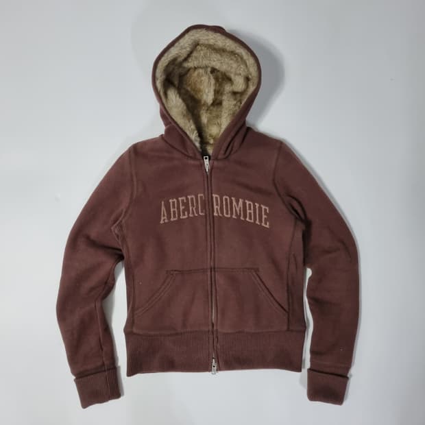 아베크롬비 퍼 후드집업