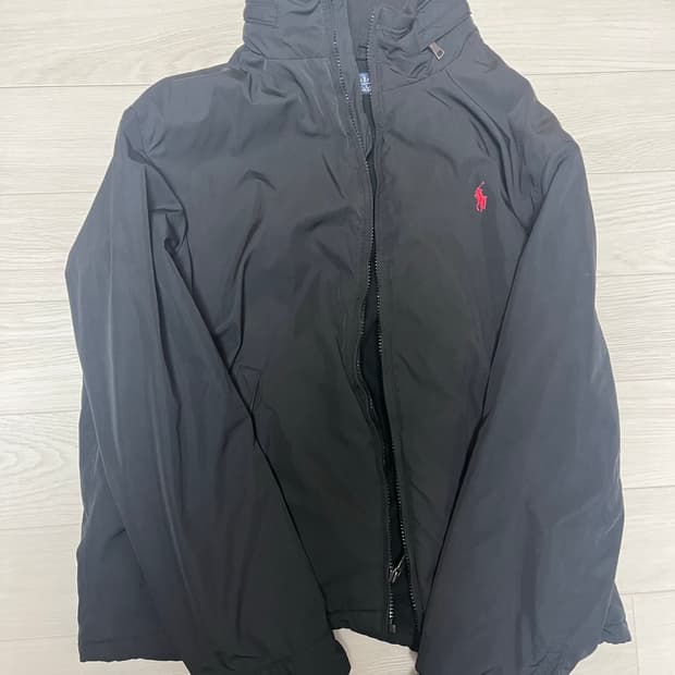 폴로 랄프로렌 기모 블랙 자켓 XL
