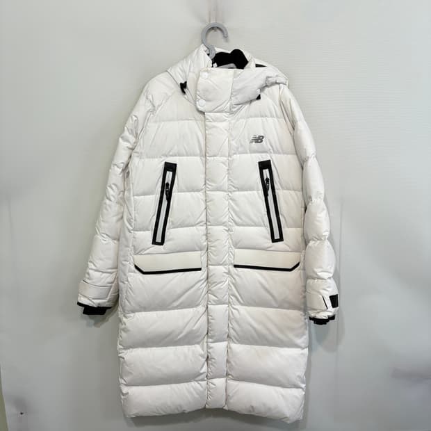 뉴발란스 여성 구스다운 롱패딩 90
