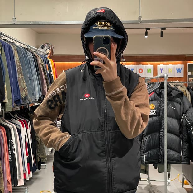 에어워크 플리스 베스트 조끼  