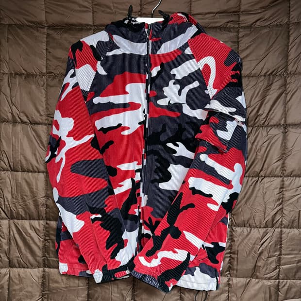 Supreme X Nike Corduroy Jacket Red