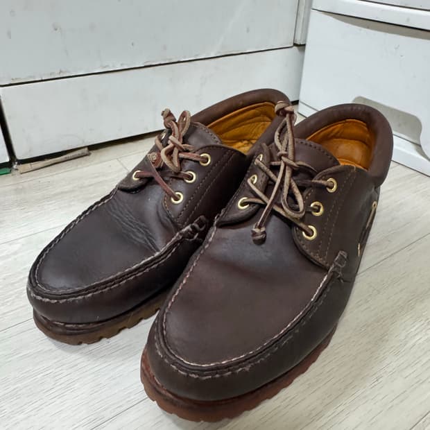 팀버랜드 브라운 보트슈즈 285mm 10.5