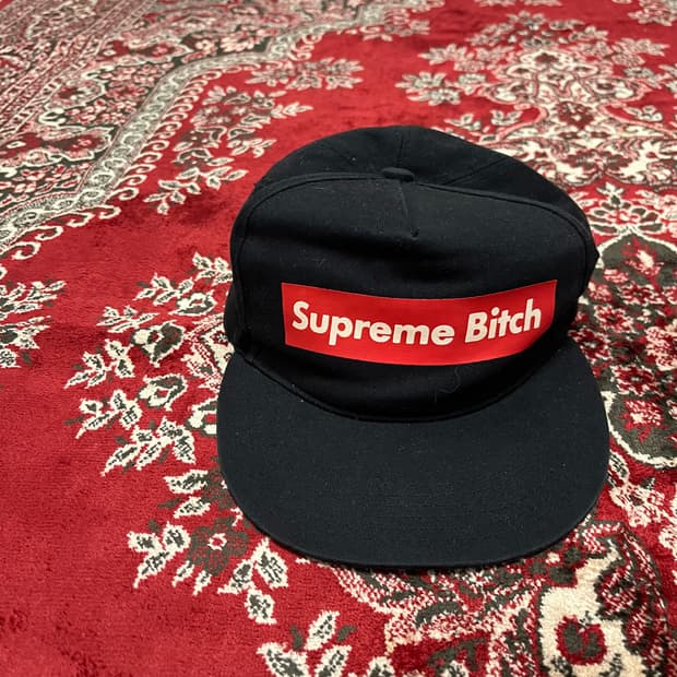 vintage cap supreme bitch 