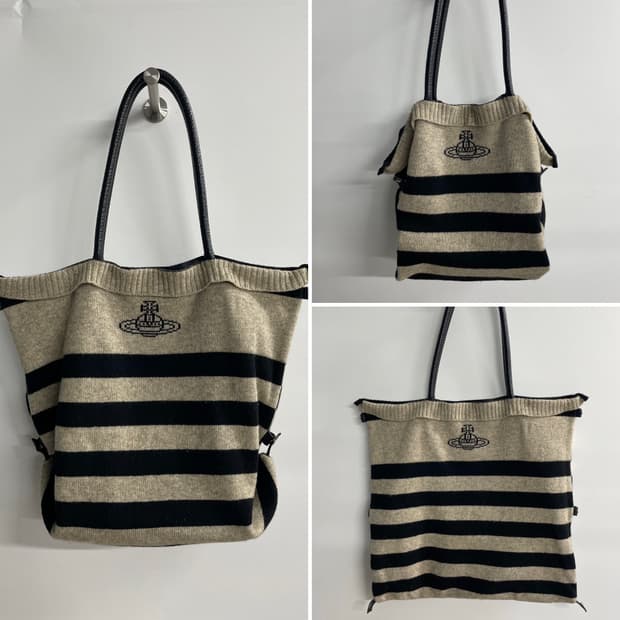 비비안 웨스트우드 니트 숄더백