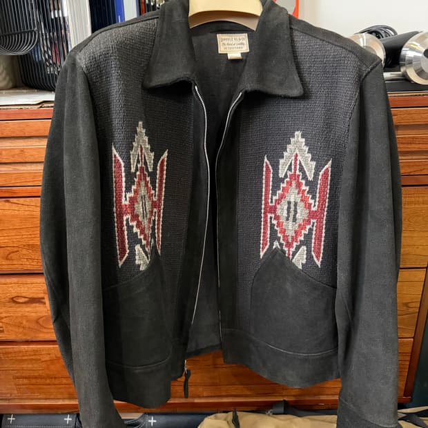 Rrl 스웨이드 나바호 자켓 XL(미사용)