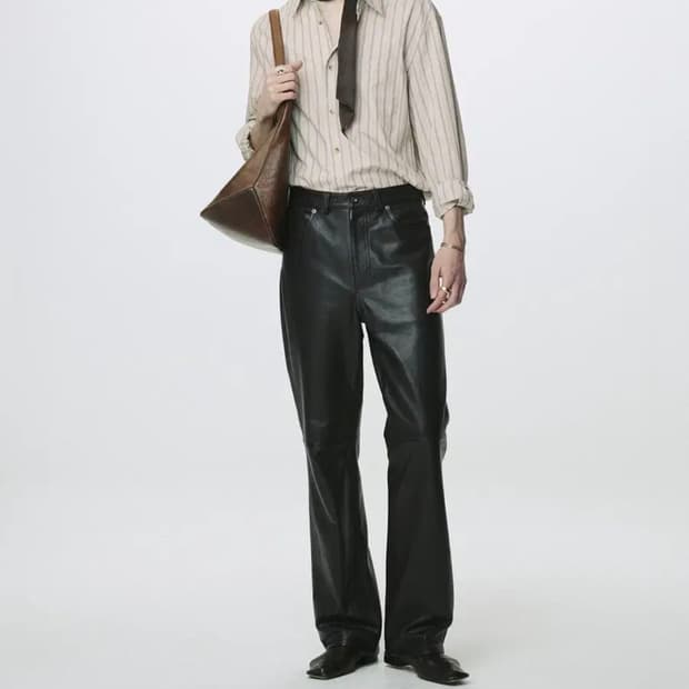 [26SS] 토니웩 스트라이프 코튼 셔츠 웜그레이 ( L size )