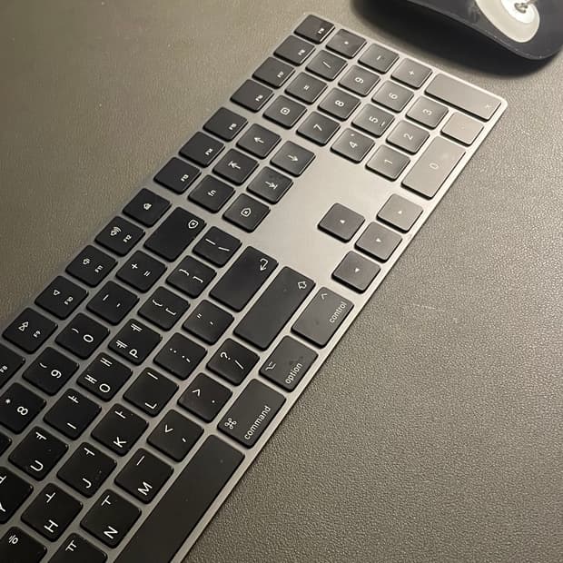 애플 매직 키보드 풀배열 + 매직 마우스 블랙 세트