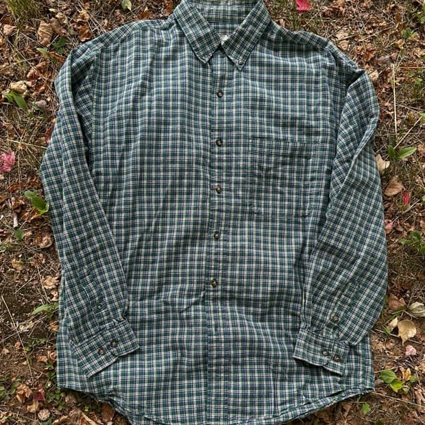 Eddie Bauer 90‘s button down check shirt