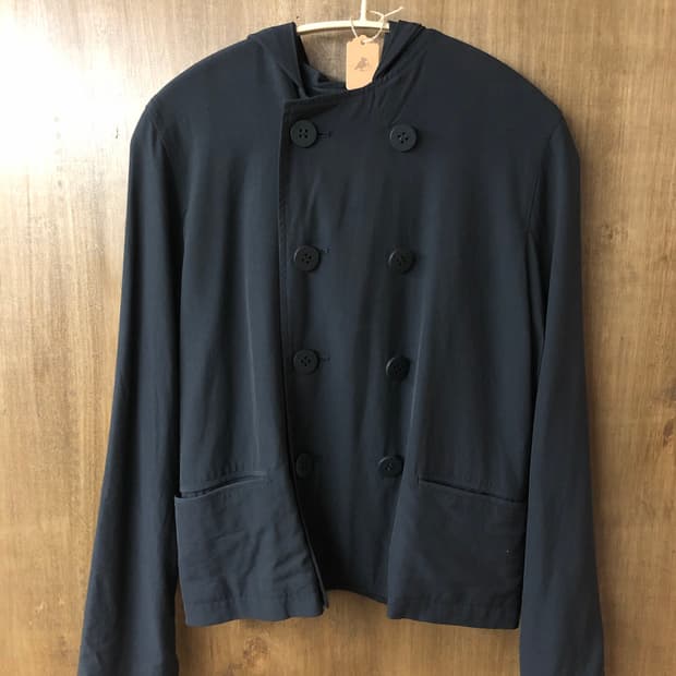 Gomme 더블 버튼 후드 자켓 