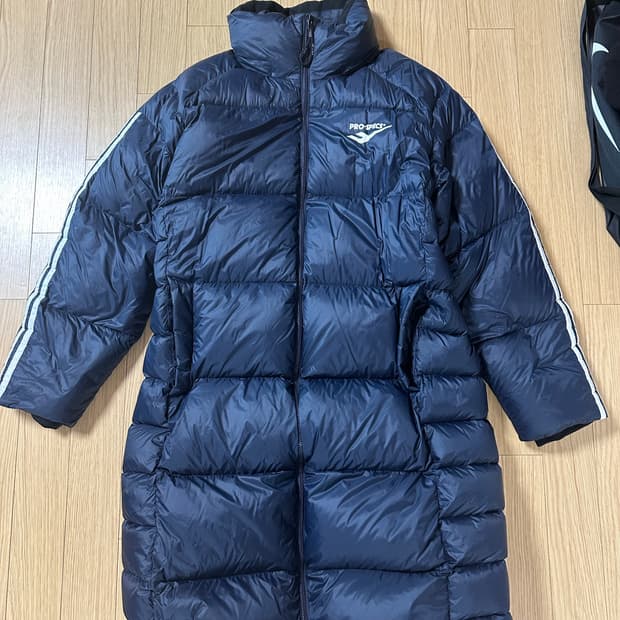 프로스팩스 덕 다운롱 패딩 네이비