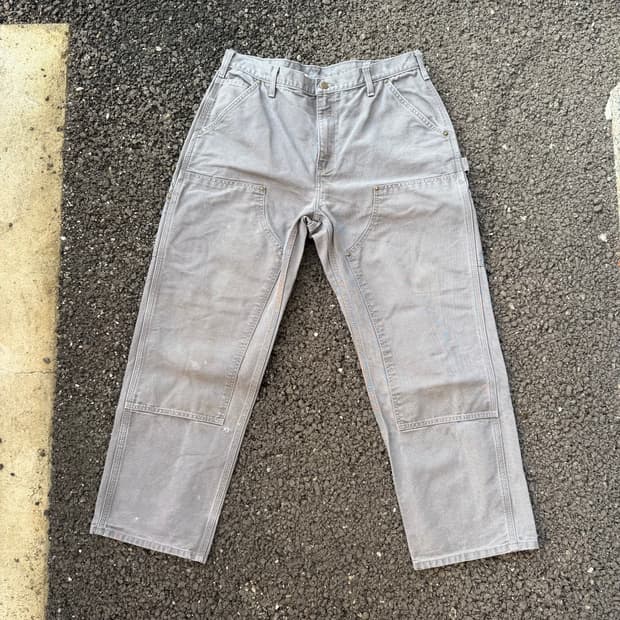 빈티지 칼하트 B136 GVL 더블니 카펜터 팬츠