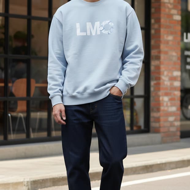 LMC SPARKLING ICE SWEATSHIRT ash blue_M