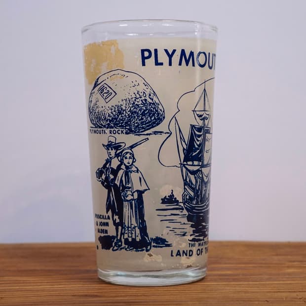 빈티지 소품 State Souvenir 유리컵