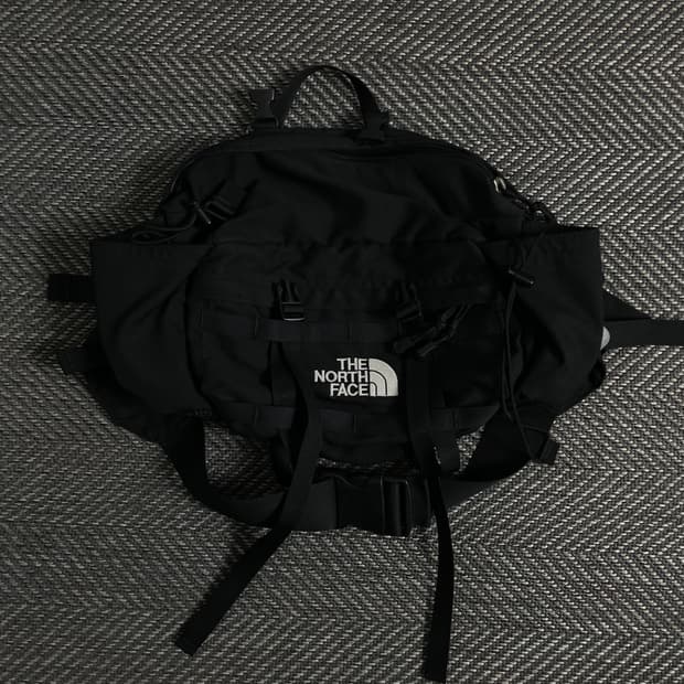 노스페이스 블랙 테크웨어 웨이스트 힙색 o 3395