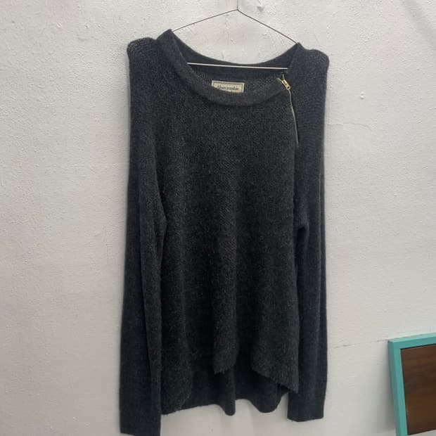 아베크롬비 사이드지퍼 니트