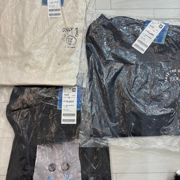 탑텐 티셔츠 3종 새상품