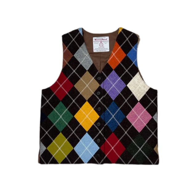Harris Tweed Agyle Vest 