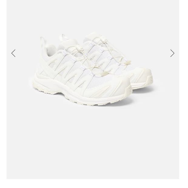 리에르 X 살로몬 화이트 살로몬 택티컬 스니커즈