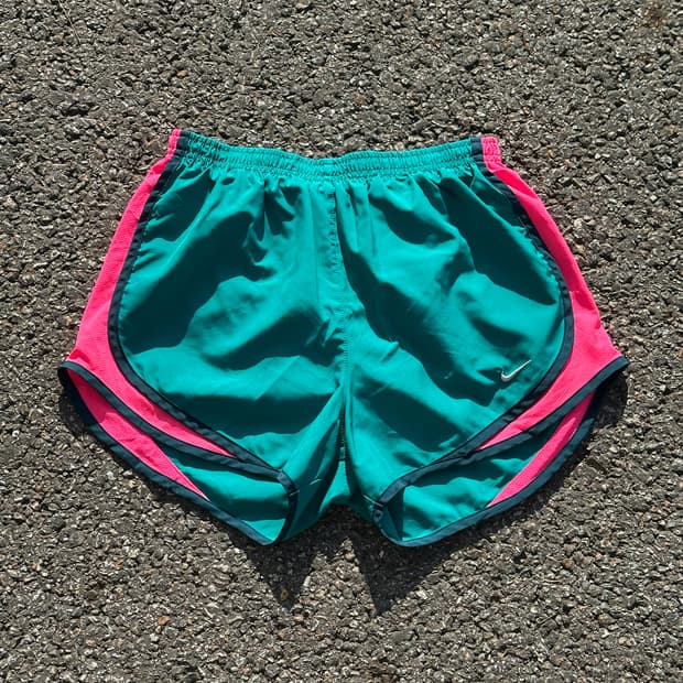 [S] 나이키 여성 청록핑크 러닝 쇼츠 반바지