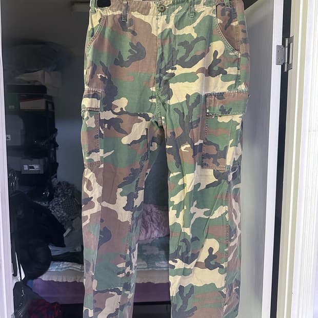 [L] 빈티지 밀리터리 카모 카고 팬츠