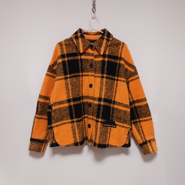 JUCY JUDY  체크울  블렌드  서켓 자켓