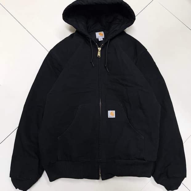  칼하트 엑티브 워크 후드 누빔 자켓