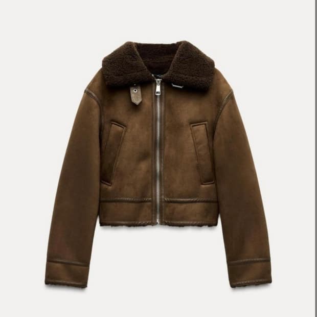 자라 더블 페이스드 점퍼