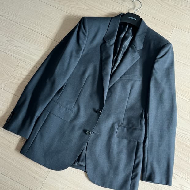 서커스폴스 노치드 투버튼 자켓 차콜 2