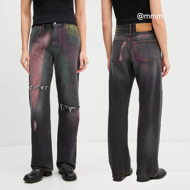 마르지엘라/오로라 워싱 데님팬츠