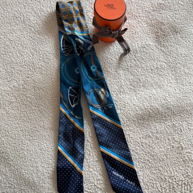 에르메스 트윌리 스카프 블루