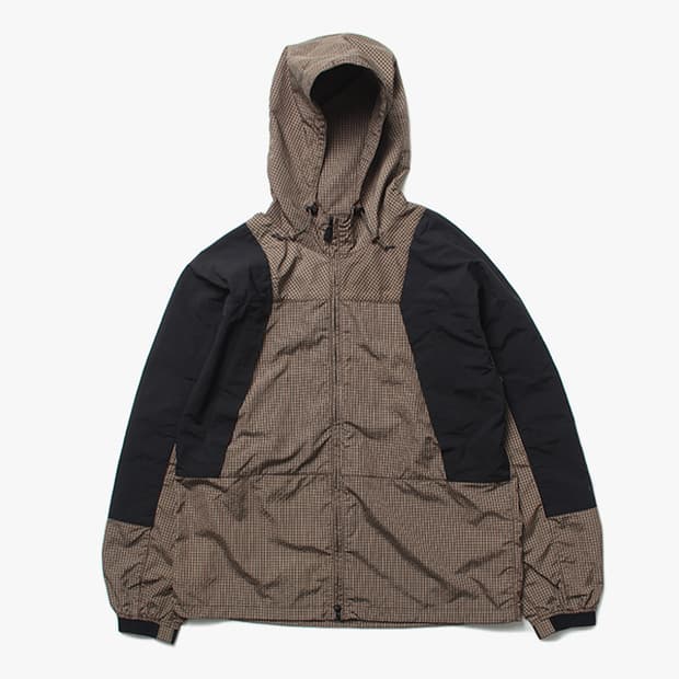  PURPLE LABEL "Brown Check Wind Breaker"