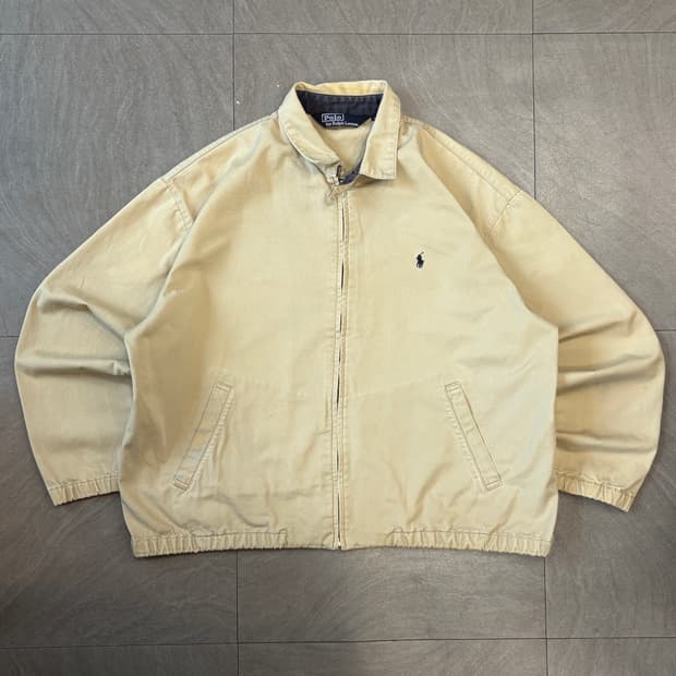 폴로 정품 베이지 스윙톱 자켓
