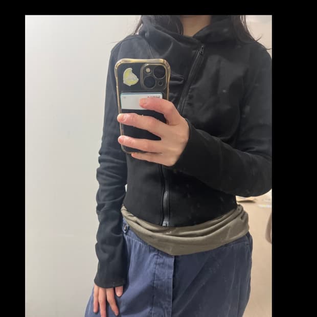 EE 후드집업 블랙 m사이즈