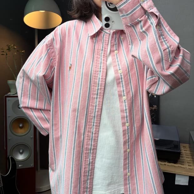 폴로 스트라이프 셔츠