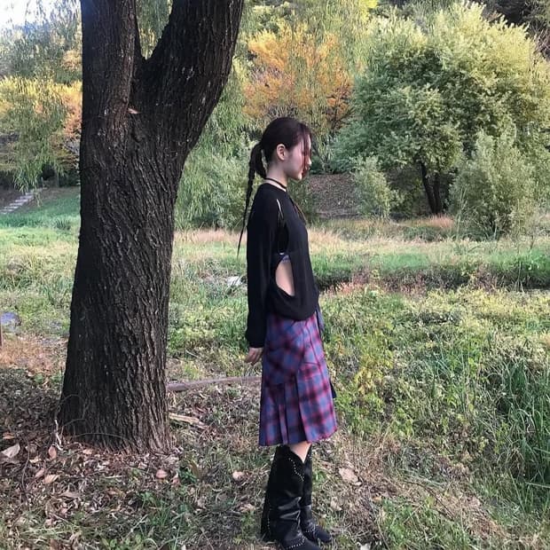 Safarispot Cattage Flannel Wrap Skirt 