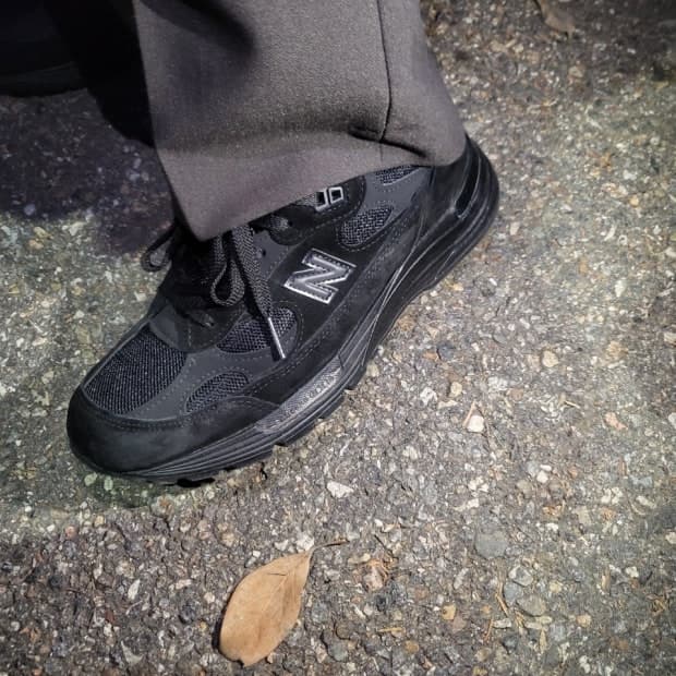 뉴발란스 992 올블랙 USA(새상품급,285)