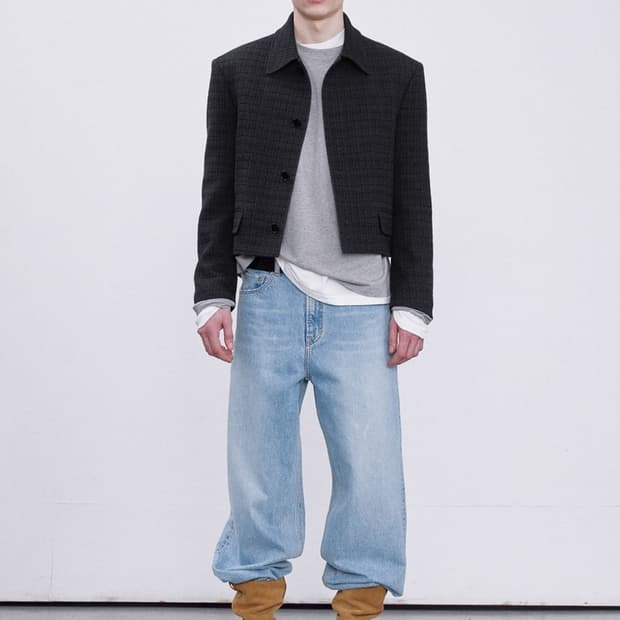 렉토 이카로 트위드 자켓 블랙 S사이즈 팝니다.