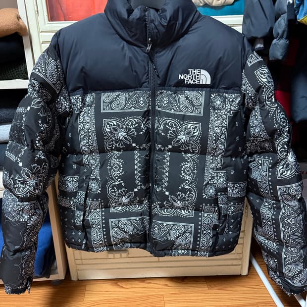 노스페이스 눕시 반다나 블랙 L (새제품 수준)