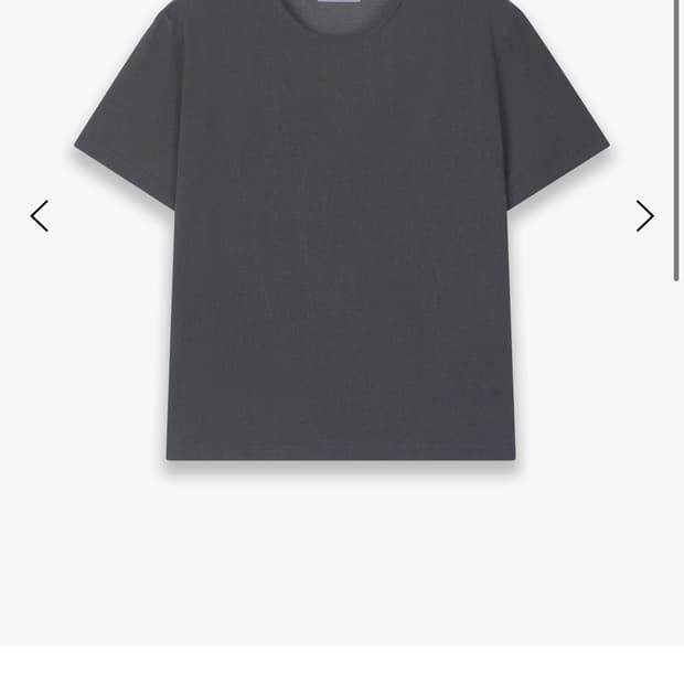 Les Brev T Shirt 차콜 1