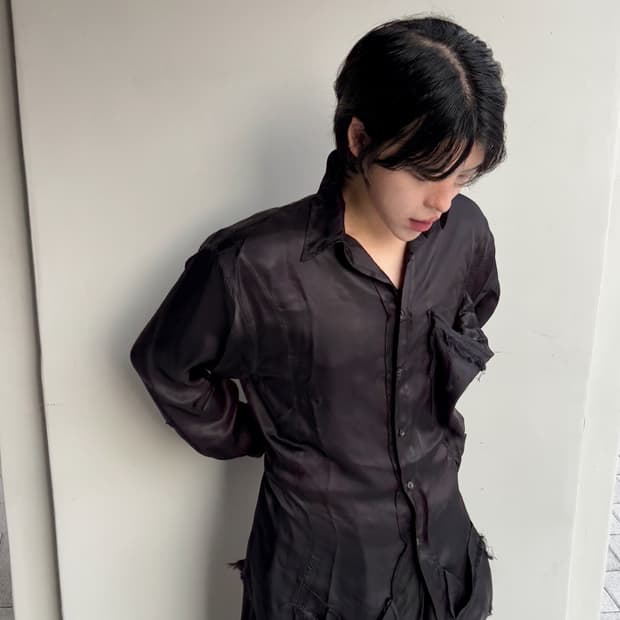 Edward cuming 프린지 셔츠