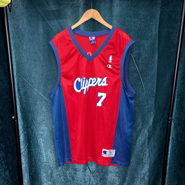 (L) 90s 챔피온 라마오덤 클리퍼스 농구 져지