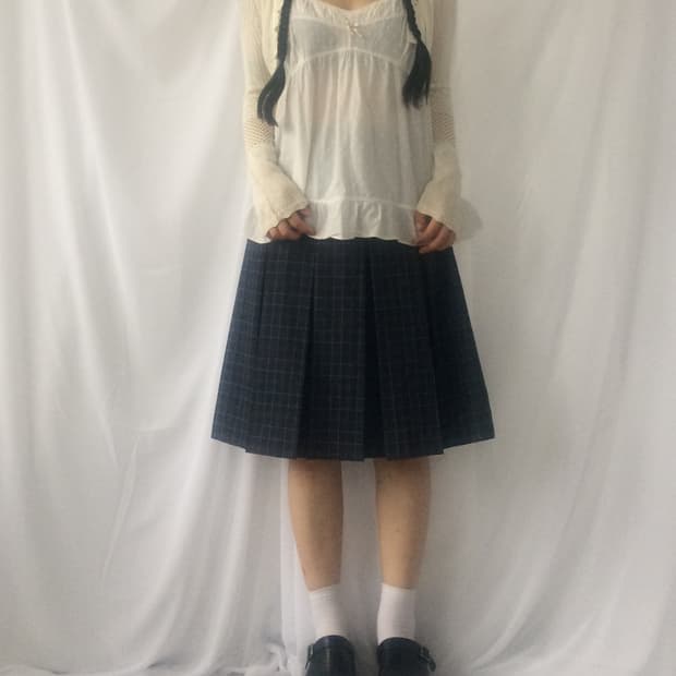 Punching knit open cardigan