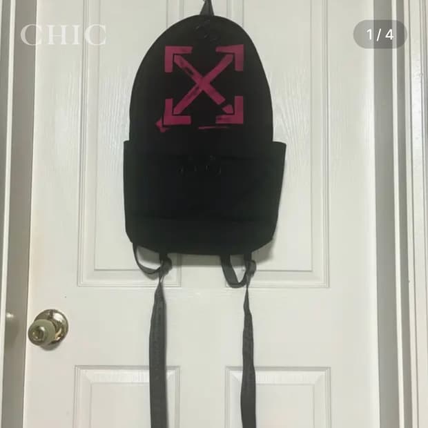 오프화이트 스텐실 애로우 백팩 (한정판)