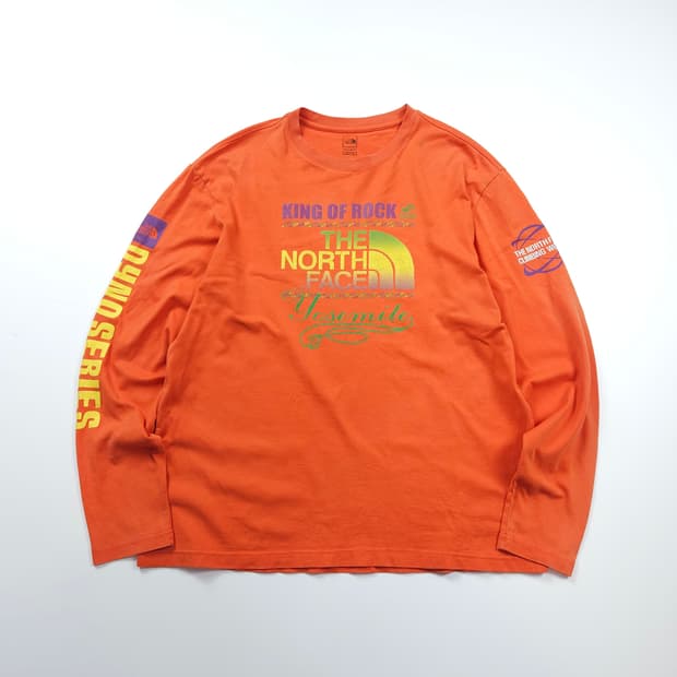 노스페이스 프린팅 빅로고 올드스쿨 롱슬리브(XL)