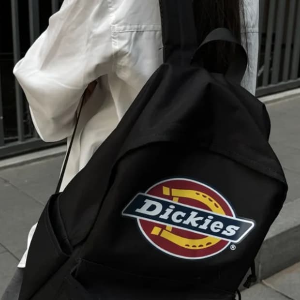 디키즈 DICKIES 오리지널 빅로고 에센셜 백팩 블랙