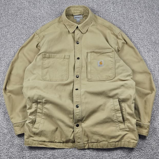칼하트 헤비 플란넬 안감 워크 셔츠 자켓 ( L ) / 10275