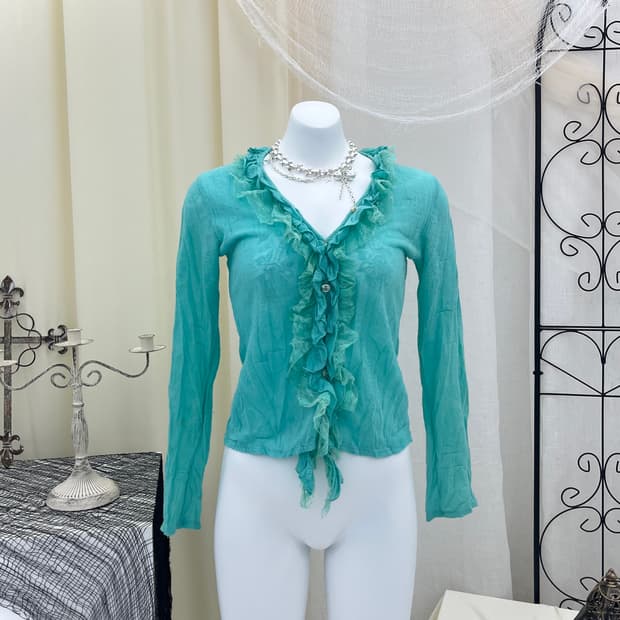 페어리 민트 블라우스