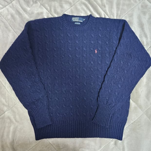 [M사이즈] 빈티지 폴로 랄프로렌 셔틀랜드울 니트