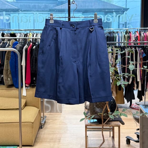 크리스찬 디올 스포츠 네이비 하프팬츠 