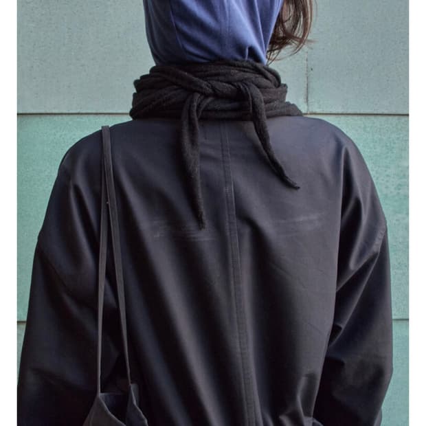 머듈 롱스카프 블랙 OS